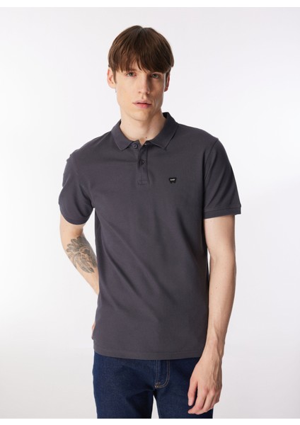 Antrasit Erkek Polo T-Shirt W7D5K4Xx2T003 Kısa Kollu Polo Tshir