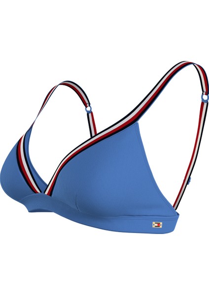 Tommy Hilfiger Mavi Kadın Bikini Üst Trıangle Rp, C30 UW0UW05290C30