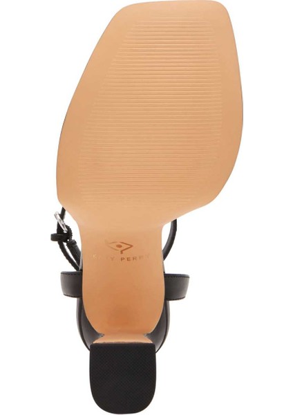 The Steady Ankle Strap Kadın Siyah Hasır Topuklu Sandalet indirimleri