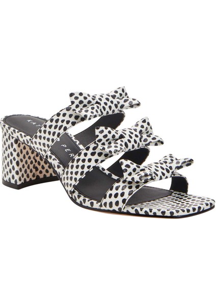 Siyah - Beyaz Kadın Terlik KP3123 fiyatları