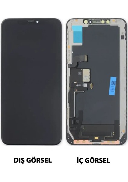 Apple iPhone Xs Max Uyumlu OLED Lcd+Dokunmatik+Çıtalı