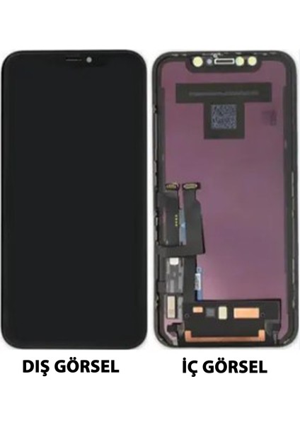 Apple iPhone Xr Uyumlu Revize Lcd+Dokunmatik+Çıtalı