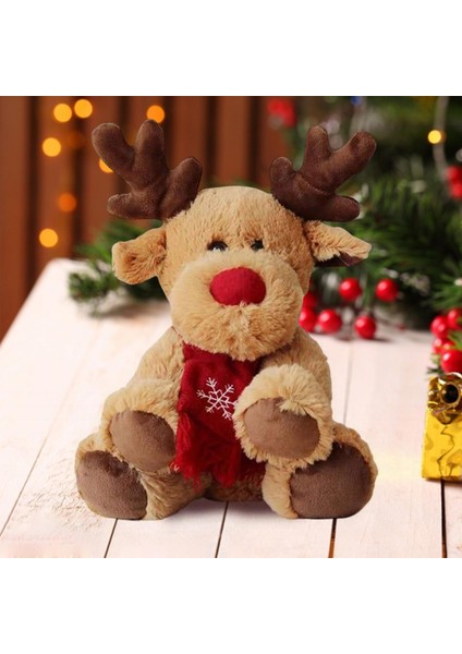 Karikatür Noel Ş Elk Oyuncak Ren Ği Doldurulmuş Ş Ği Ik Oyuncak (Yurt Dışından)