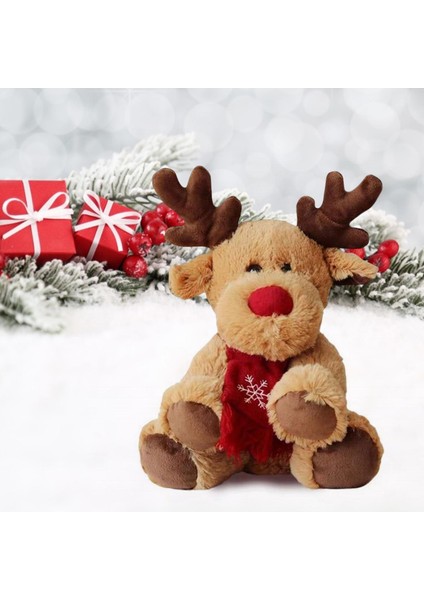 Karikatür Noel Ş Elk Oyuncak Ren Ği Doldurulmuş Ş Ği Ik Oyuncak (Yurt Dışından)