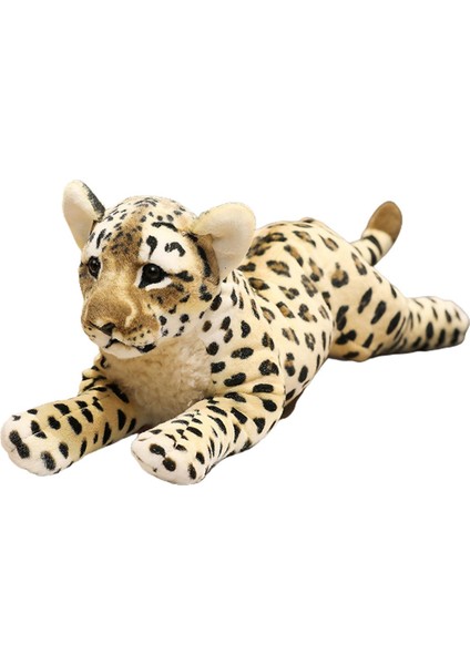 Sevimli Peluş Oyuncak Yastık Peluş Yastık Yatak Odası Dekoru Çocuklar Için Doğum Günü Hediyesi Leopar 39CM (Yurt Dışından)