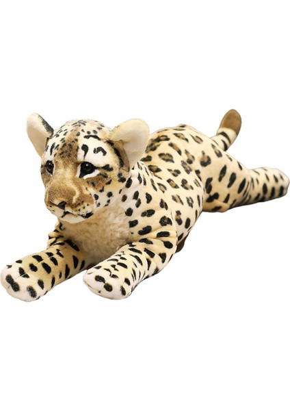 Sevimli Peluş Oyuncak Yastık Peluş Yastık Yatak Odası Dekoru Çocuklar Için Doğum Günü Hediyesi Leopar 39CM (Yurt Dışından)