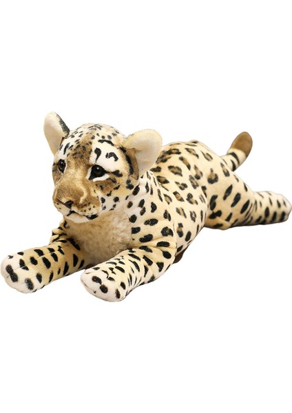 Sevimli Peluş Oyuncak Yastık Peluş Yastık Yatak Odası Dekoru Çocuklar Için Doğum Günü Hediyesi Leopar 39CM (Yurt Dışından)