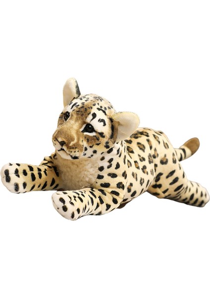 Sevimli Peluş Oyuncak Yastık Peluş Yastık Yatak Odası Dekoru Çocuklar Için Doğum Günü Hediyesi Leopar 39CM (Yurt Dışından)