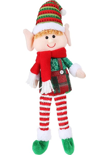 Açık Şömine Erkekler Için Noel Bacaklar Heykelcik Noel (Yurt Dışından)