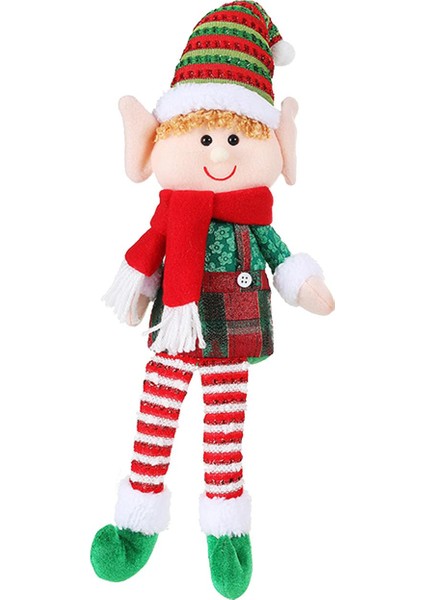 Açık Şömine Erkekler Için Noel Bacaklar Heykelcik Noel (Yurt Dışından)