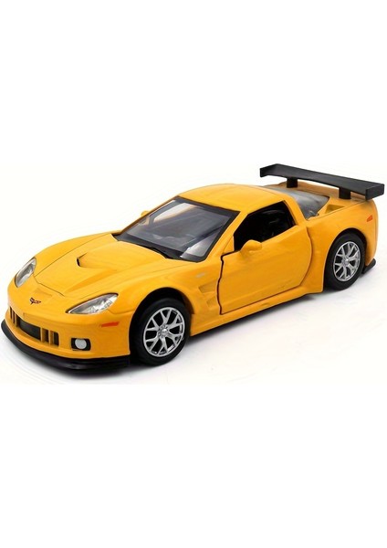 Simülasyon 1:36 Alaşım Retro Chevrolet Corvette C6-R Spor Araba Modeli (Yurt Dışından)