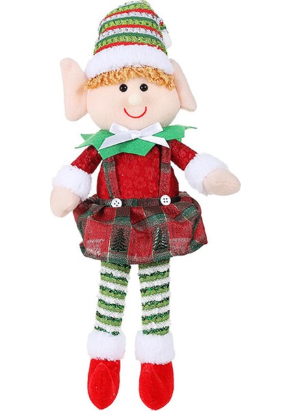 Açık Şömine Kı Için Noel Bacaklar Heykelcik Noel (Yurt Dışından)