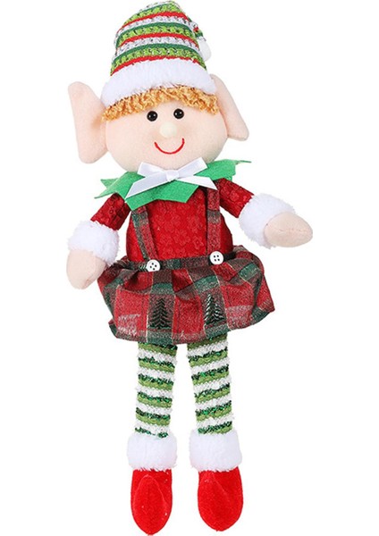 Açık Şömine Kı Için Noel Bacaklar Heykelcik Noel (Yurt Dışından)