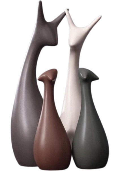 Figürleri Heykeller Geyik Heykeli Koleksiyonu Dört Geyik (Yurt Dışından) fiyatları