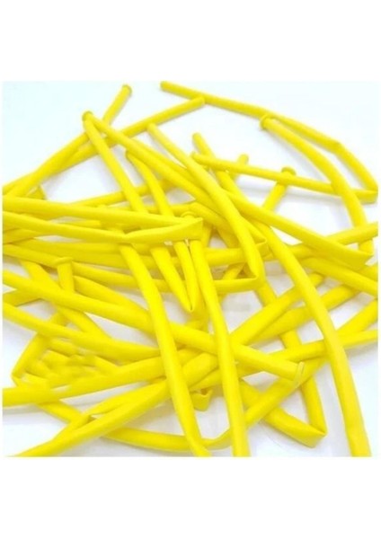 Sarı Renk Sosis Balon 12 Adet