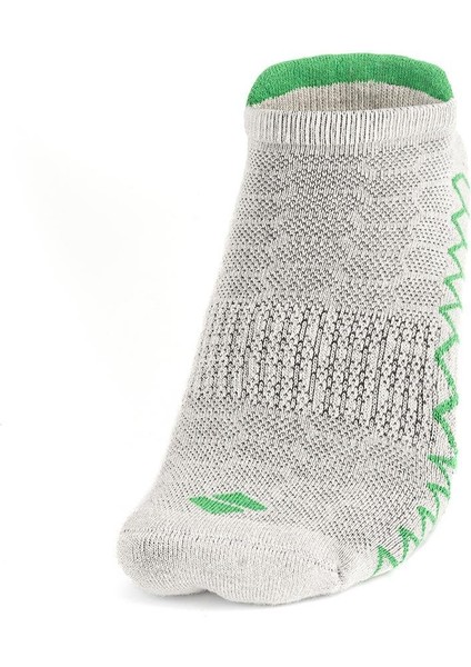 Koku Yapmayan Koşu ve Yürüyüş Erkek Patik Yeşil Gümüş Çorap 3'lü Paket fırsatları