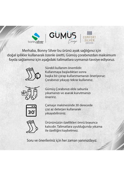 Koku Yapmayan Koşu ve Yürüyüş Erkek Patik Karışık Gümüş Çorap 3'lü Paket