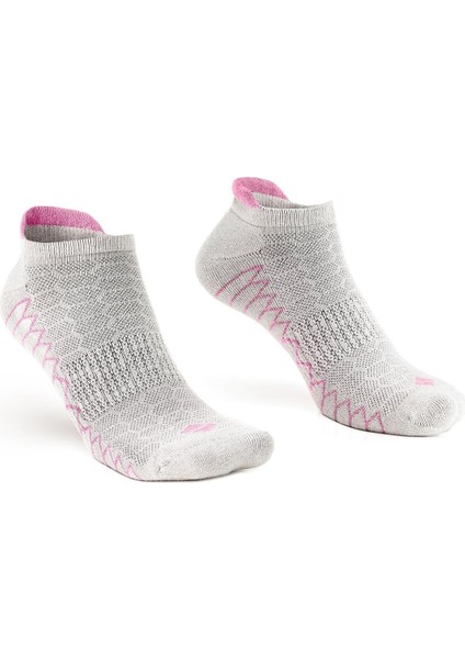 Koku Yapmayan Koşu ve Yürüyüş Kadın Patik Pembe Gümüş Çorap 3'lü Paket fiyatları