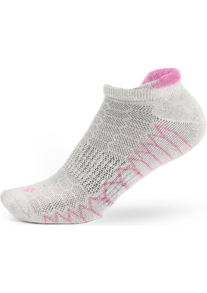 Koku Yapmayan Koşu ve Yürüyüş Kadın Patik Pembe Gümüş Çorap 3'lü Paket modelleri