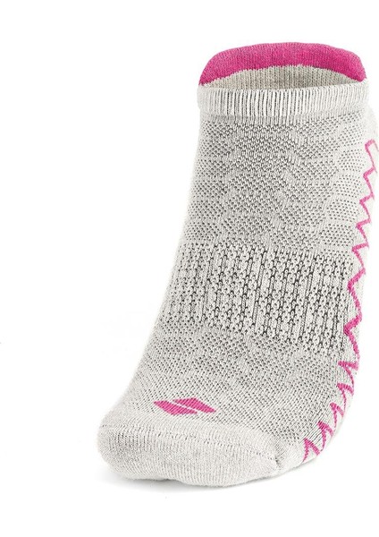 Koku Yapmayan Koşu ve Yürüyüş Kadın Patik Fuşya Gümüş Çorap 3'lü Paket fırsatları