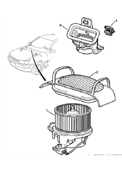 Kalorifer Motoru 1007-C2 C3 (342760-6441Q6)