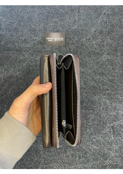 SL-2238 Deri Çok Kartlıklı ve Fermuarlı Cüzdan (16,5 Cm/9cm) Sanat Leather fiyatları