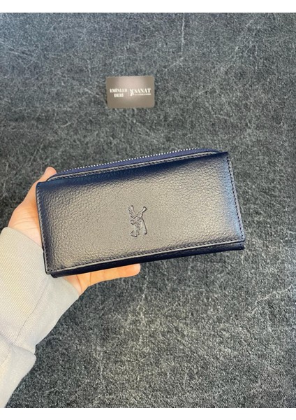 SL-2238 Deri Çok Kartlıklı ve Fermuarlı Cüzdan (16,5 Cm/9cm) Sanat Leather modelleri