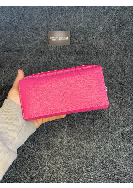 SL-2238 Deri Çok Kartlıklı ve Fermuarlı Cüzdan (16,5 Cm/9cm) Sanat Leather modelleri