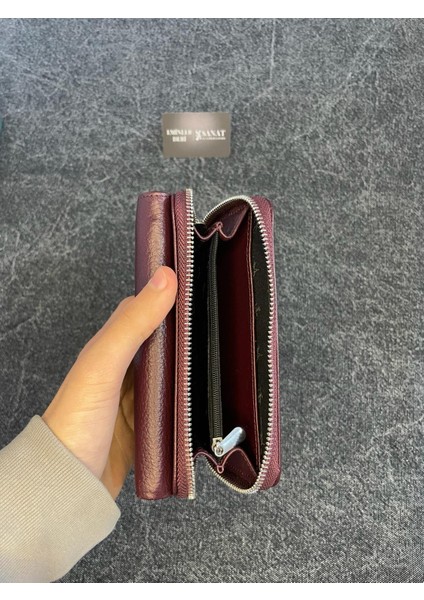 SL-2238 Deri Çok Kartlıklı ve Fermuarlı Cüzdan (16,5 Cm/9cm) Sanat Leather fiyatları