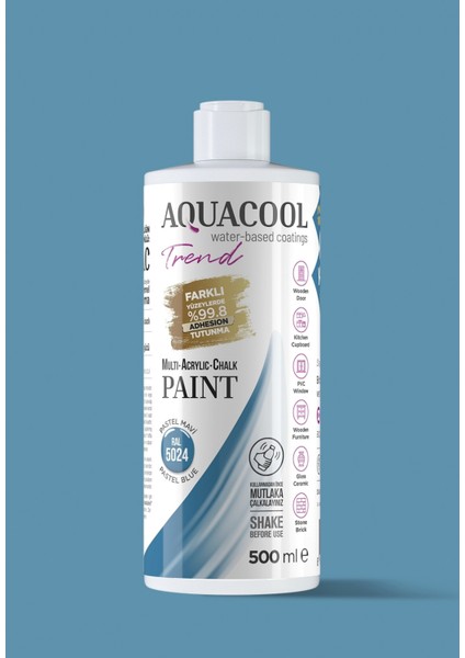 Trend Su Bazlı Akrilik Hobi Boya 500 ml Rulo Katalizör Boyacı Tavası Hibrit Dönüşüm Boyası Seti Ral 5024 fiyatları