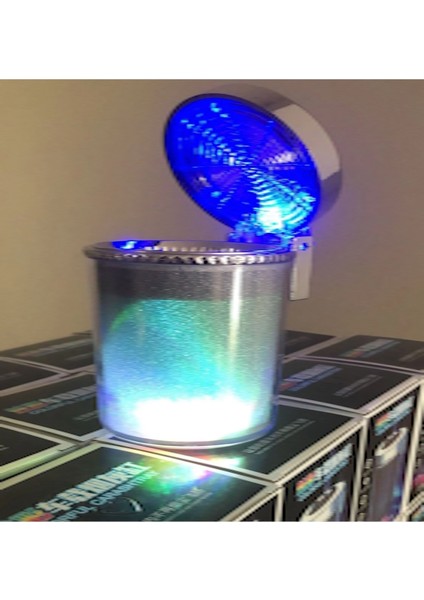 LED Işıklı Küllük Ev Ofis Araç Rgb Kokusuz Küllük fiyatları