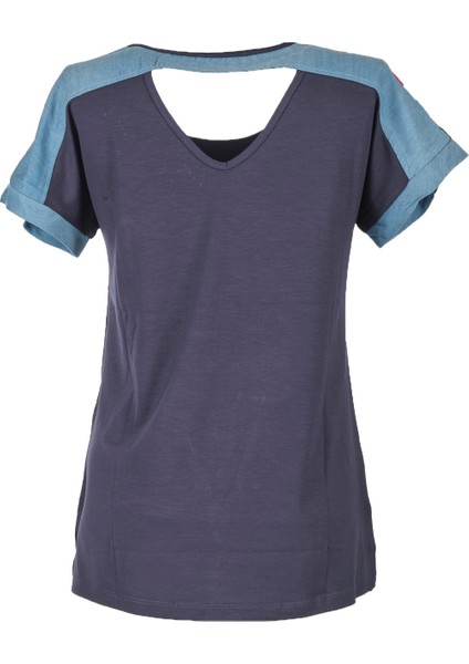 Minimalist Vintage Kadın T-Shirt - Kısa Kol Günlük fırsatları