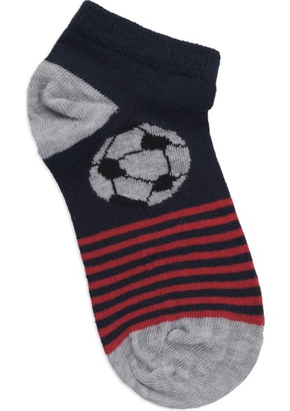 Erkek Çocuk Spor Futbol Topu Desenli Bilek Çorap 3'lü Set fiyatları