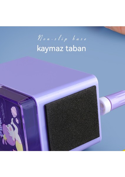 Otomatik Kurşun Beslemeli Karikatür Kalem Çevirme Elle Çalıştırılan Kalemtıraş (Yurt Dışından)