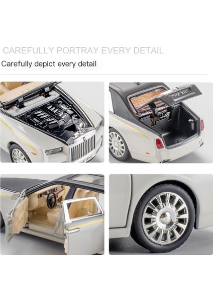 Rolls#royce Phantom 1:32 Simüle Alaşım Araba Modeli Lüks Araba Sedan Çocuk Oyuncak Araba Çocuk (Yurt Dışından)