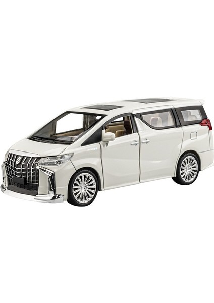 1:24 Toyota Alpha Ticari Araç Alaşım Araba Modeli Ses ve Işık Versiyonu Araba Modeli Simülasyon Metal Oyuncak Araba (Yurt Dışından)