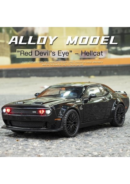 2023 Dodge Charger Hellcat Kas Araba 1:32 Alaşım Araba Modeli Oyuncak Koleksiyonu Süsleme (Yurt Dışından)
