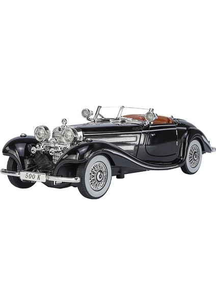 Kutulu 1:24 Mercedes-Benz 500K Klasik Araba Alaşım Araba Modeli Koleksiyonu Süsleri (Yurt Dışından)