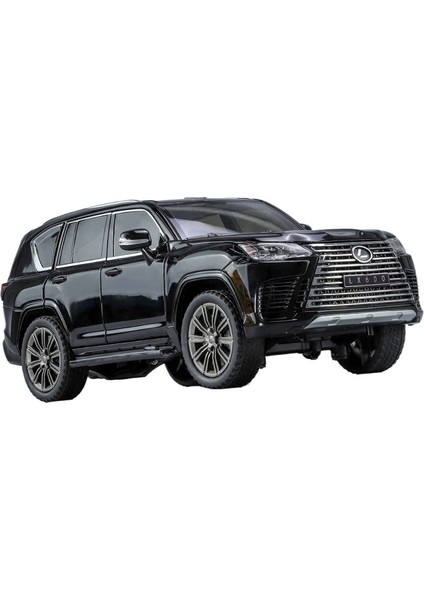 1:24 Simüle Edilmiş LX600 Alaşım Araba, Gerçek Metal Süs Oyuncak Arabayı Taklit Ediyor (Yurt Dışından)