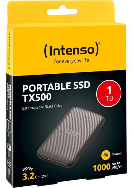 Portable SSD TX500 1tb 1000MB/S Taşınabilir SSD