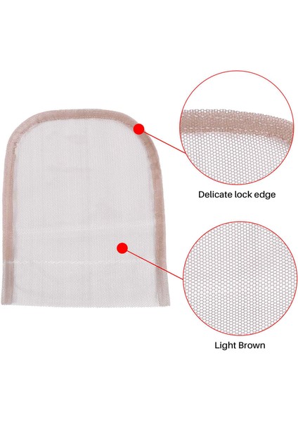 3pcs 4x4 Isviçre Dantel Kapatma Frontal Taban El Dokuma Saç Net Parçası (Yurt Dışından) modelleri