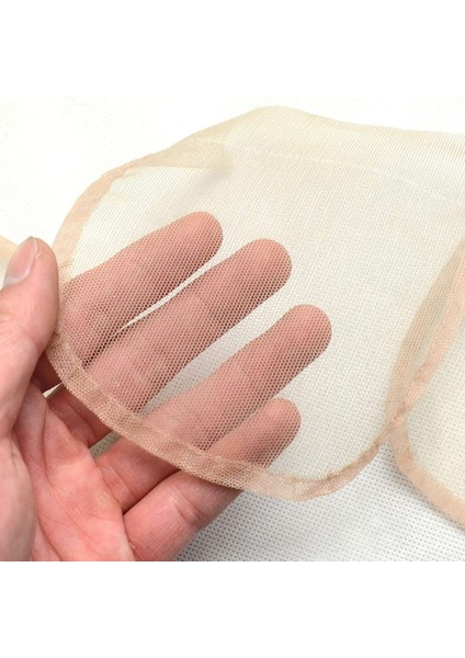 3pcs 4x4 Isviçre Dantel Kapatma Frontal Taban El Dokuma Saç Net Parçası (Yurt Dışından) fırsatları