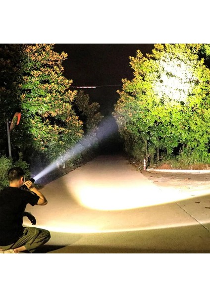 4 Çekirdekli LED Çok Fonksiyonlu Parlak El Feneri Cob Yan Işık Açık Taşınabilir Ev USB Şarj Edilebilir El Feneri (Yurt Dışından) modelleri