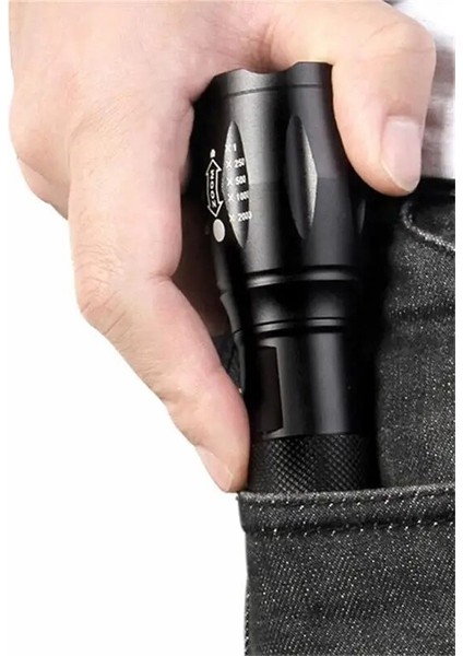 Sınır Ötesi T6 Güçlü Işık El Feneri LED Alüminyum Alaşım Teleskopik Yakınlaştırma USB Şarj Açık Projektör Uzaktan El Feneri (Yurt Dışından) fırsatları