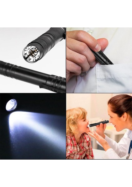 Kalem Işık Mini Taşınabilir LED El Feneri 1000 Lümen 1 Anahtar Modu LED El Feneri Diş Hekimi ve Kamp Yürüyüşü Içın (Yurt Dışından) modelleri