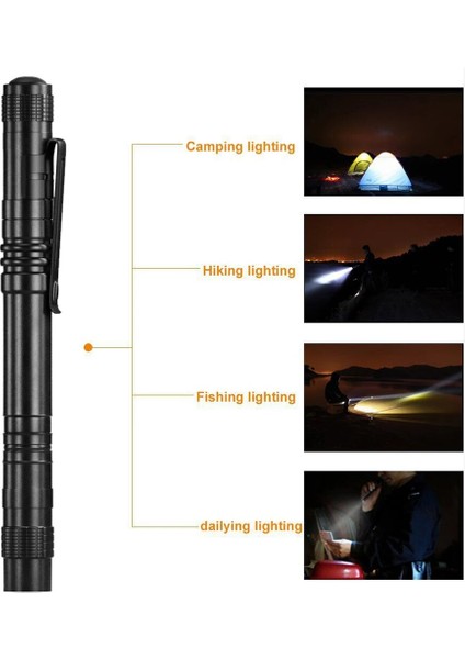 Kalem Işık Mini Taşınabilir LED El Feneri 1000 Lümen 1 Anahtar Modu LED El Feneri Diş Hekimi ve Kamp Yürüyüşü Içın (Yurt Dışından) fırsatları