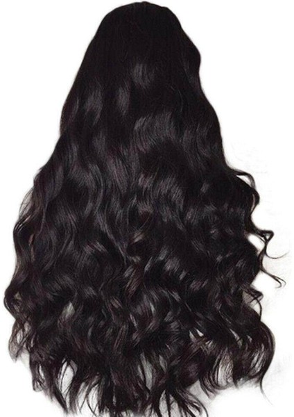 Siyah Kıvırcık Dalgalı Vücut Dalgası Dantel Ön Saç Perukları (Yurt Dışından) modelleri