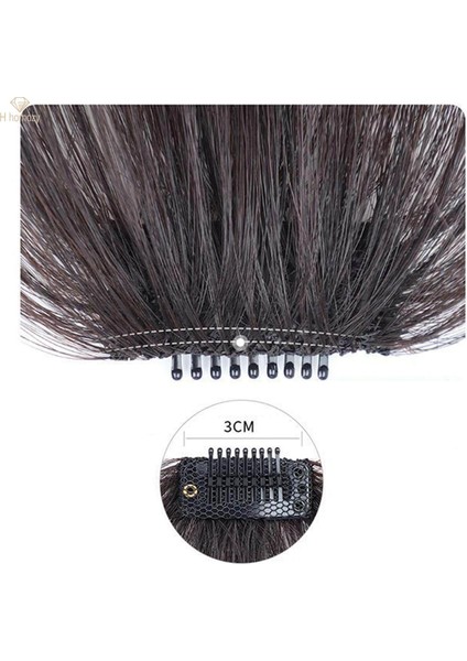 Sahte Hava Patlama Saç Şekillendirici Aksesuarları Düğün Parti Için Saç Klip Saç Uzantıları Açık Kahverengi (Yurt Dışından) indirimleri