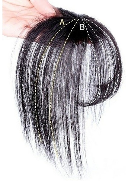 Moda 3D Hava Patlama Klipsi Doğal Gerçek Insan Saç Patlama Saç Parçası Görünmez (Yurt Dışından) fiyatları