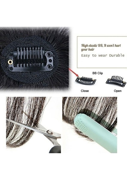 Moda 3D Hava Patlama Klipsi Doğal Gerçek Insan Saç Patlama Saç Parçası Görünmez (Yurt Dışından) modelleri